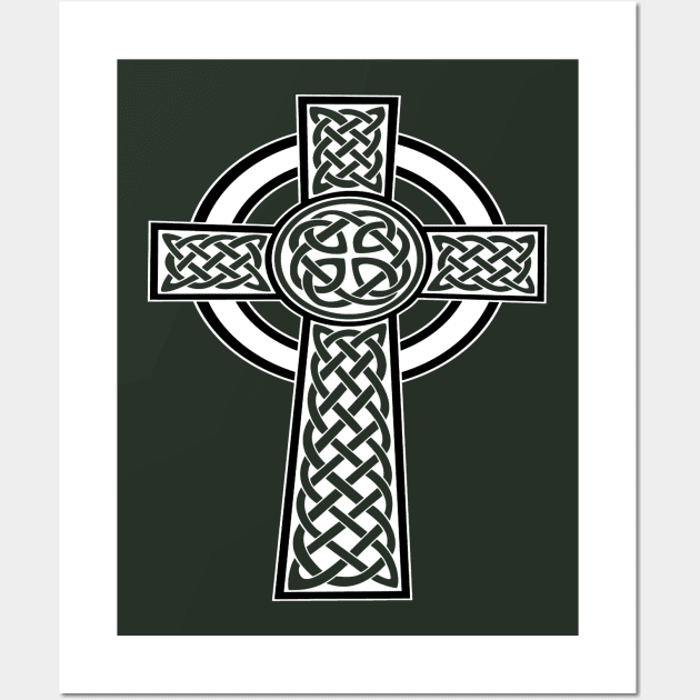 Ornamental Celtic High Cross Decorative Knotwork 2 Wall Art by taiche